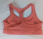 Nike Swoosh Bra Big Kids Girls Size Small Drifit Training Gym Magic Ember white