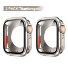 2-pack For Apple Watch Series 10 9 8 7 6 se 45 44 41 40mm Screen Protector Case