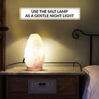 Himalayan Glow White Salt Crystal Lamp natural Salt Night Light hand Crafted  