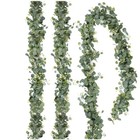 5 Pcs Fake Greenery 180cm  Artificial Eucalyptus Vine For Home Wedding Decor