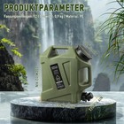 12l Outdoor Water Jug Military Green khaki Car Travel Camping Portable Food Tap