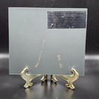 Vtg 70s Sterling Silver Crystal Plaque Hand Crafted By Israeli Artist Saad