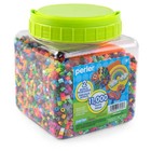 Perler 11000 Bead Canister With 3 Hanging Plates  Fused Bead Craft Kit