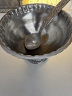 Don Drumm Aluminum Punch Bowl W Ladle Lemons Akron Brutalist Art