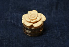 Vintage Estee Lauder Solid Perfume  christmas Camelia  1980 Rare