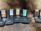 Five  5  Factory Case   Zippo Lighters Mint With Stickers In Box - Rare  10