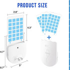 Fly Trap Pack 2-indoor Insect Killer Uv Light Plug-in 6 Refills Compare To Zevo