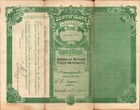 1924 American Rotary Valve Motors Co  Automobile Stock Certificate  725 Oregon