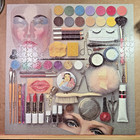 Vintage Make-up Madness 550  Piece Puzzle Complete Retro 80s Fashion Theater