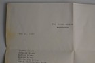 Vintage Bill Clinton Signed White House Stationery Personal Letter Knee Surgery