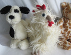 Lot Of 6 Jellycat Plush Spot Dog Chicken Giraffe Percy Penquin Dinosaur Duck