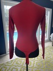 Women s Long Sleeve Bodysuit Leotard Bodycon Crew Neck Bodysuit Jumpsuits Top