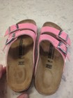 Birkenstock Women Arizona Birko-flor Patent Candy Pink Sandals  Sz 38  Us 7-7 5