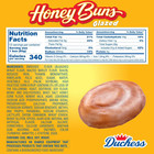 Duchess Honey Buns 3 Oz 12 Pk Individual Wrapped Fresh Kosher Cinnamon Pastry