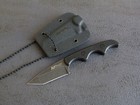 5    Neck Knife Conceal Carry Stealth Tactical Tanto Kydex Sheath Full Tang Edc