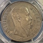 1867 Mo Mexico Maximilian Peso Pcgs Xf Details Scarce Popular Silver Type Coin