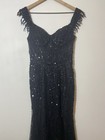 Ladivine Cinderella Divine Sequin Formal Gown Black Sz Xs