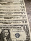 1  1957  1 Dollar Silver Certificate Note One Dollar Bill Blue Seal Circulated
