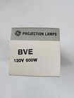 Ge Quartzline Projector Lamp Bve 600w 120v Projection Bulb Nos 