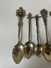 Lot Of 6 Silver Vintage Souvenir Spoon Collectible 41 Grams