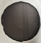 Mardel Brown Bear White 12 Inch Round Pillow Nursery Cottage Classroom
