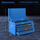 24  Tool Chest Case Steel Tool Box W  6 Drawers Top Storage Automatic Lock