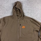 Fist Lite Hoodie Mens Large Green Merinox Kiln Base Layer Midweight 250 Hunting