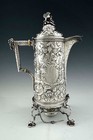 Kirk  Landscape Coin Silver Coffee Pot On Stand 52 Oz