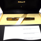 Pelikan M250 Demonstrator Fountain Pen In Rare Cognac Amber Color 14kt B Nib
