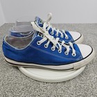 Converse Chuck Taylor All Star Low Top Blue Shoes Sneakers Unisex Size M 8 W 10
