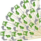 Golf Cocktail Picks Set 4 7 Inch Sports Theme Appetizer Toppers 200p