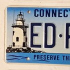 Connecticut Lighthouse License Plate     free         Ed Rita  personalized Vanity Tag