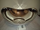 Lipper Seascape Stainless Steel Large Wavy Serving Bowl - New In Bag - No Box