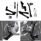 Black Forward Foot Control Kit For Harley 18-25 Low Rider St Softail Standard 