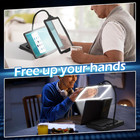 Magnifying Glass With Light And Stand 50 Ultra-bright Leds Large Magnifying Lamp