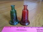 Vtg Liberty Bell Glass Bottles Marked Red Wheaton Nj   Green Conesco Taiwan Roc