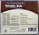 Classic Southern Gospel Volume 3 Christian Karaoke Style New Cdg Daywind 6 Songs