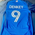 Adidas Fc Cincinnati Denkey  9 Mls Soccer Jersey Men s Size S Blue red