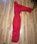 Vintage Bogner Red One-piece Ski Suit With Belt
