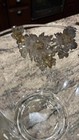 Vintage Arthur Court Glass Ice Bucket W  Aluminum Grapes Vines Champagne