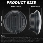For Honda Shadow Ace 1100 Vt1100c2 750 7  Led Headlight   4 5  Passing Lights