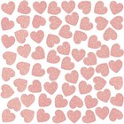 Heart Wedding Party Table Confetti Engagement Anniversary Valentines Rose Gold