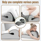 Sweet Spot Couple Pillow Couple Pillow Hip Pad Wedge Pillow Memory Foam 27  angle