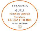 Ta-002  ta-003 Hashicorp Certified Terraform Exam Pdf vce  454qa september  