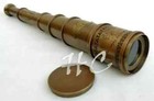 Brass Antique Vintage 20 victorian Marine Telescope With Wooden Box Spyglass