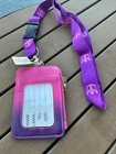 Royal Caribbean Cruise Ship Logo Purple Gradient Lanyard And Id Holder