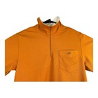 Y2k Nike Orange Stripes 1 4 Zip Track Jacket Gold Logo Women   s Size Large
