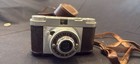 Vintage 1950s Spartus 35 Camera W  Leather Case   Found Mystery Film Inside