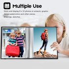 Photo Album Portfolio 8 X 10 store 68 Photos high Transparency Pocket black 