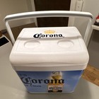 Corona  it s Corona Season  Beer Cooler Ice Chest W  Carry Handle Blue white